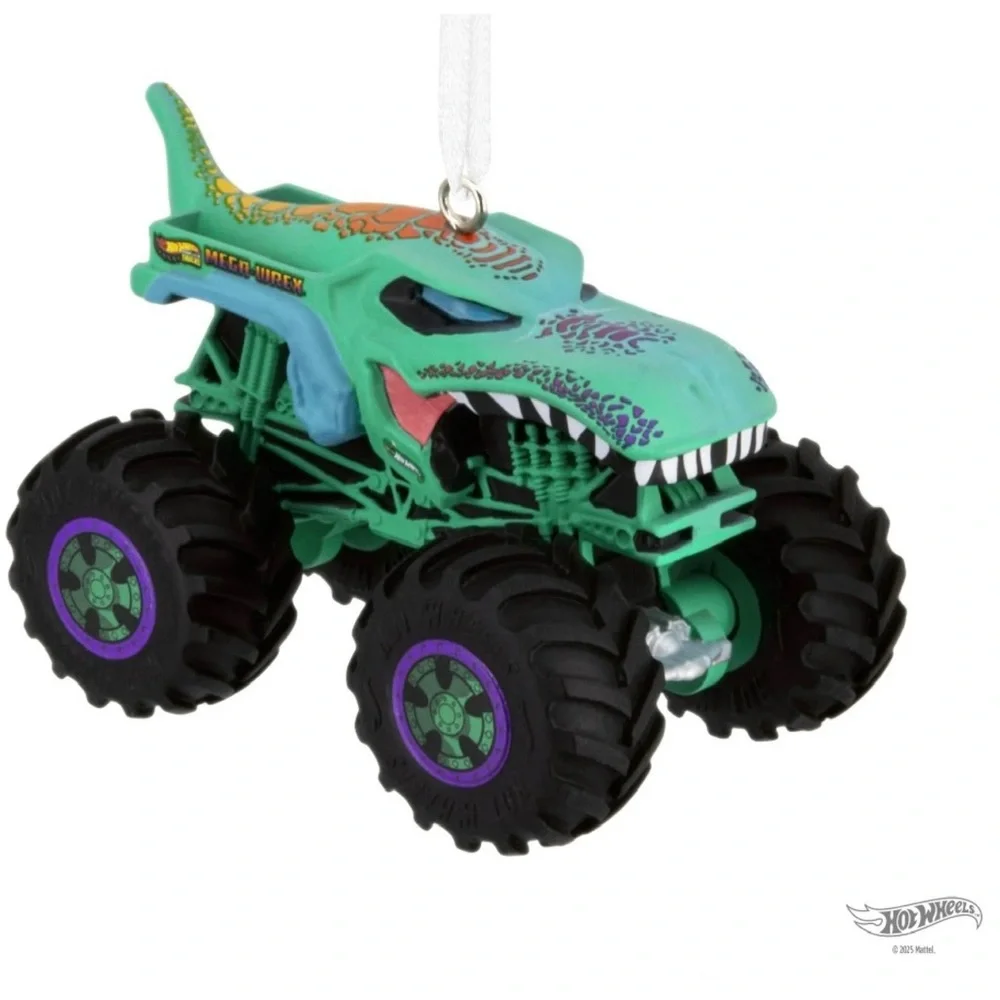 Hallmark Mattel Hot Wheels Monster Trucks “Mega-Wrex” Christmas Ornament (NWT)